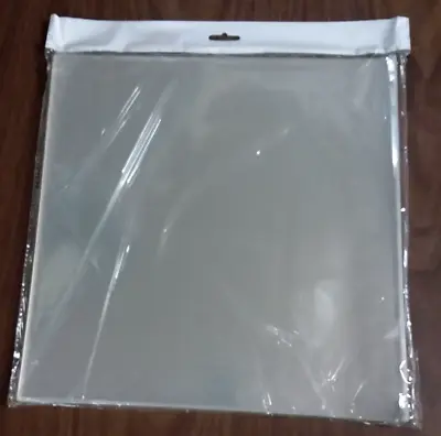 100 Clear LP Record 12  Outer Sleeves (12.75 X 13 ) Single Or Double Album 2 Mil • $17.89