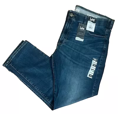 Lee Men's Slim Straight Jeans Size 42X30 Color Gus • $24.79