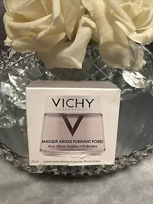 (2) Vichy Mineral Pore Purifying Facial Clay Mask 2.53 Fl Oz Exp 24/25 • $17.99