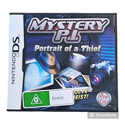 Nintendo DS - Mystery P.I. Portrait Pf A Thief - FREE TRACKED POSTAGE • $10