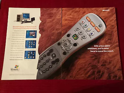 Microsoft Windows XP Media Center PC 2005 Print Ad - Great To Frame • $6.95