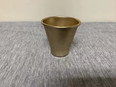 Vintage Goldtone Aluminum Small Drinking • $9.99