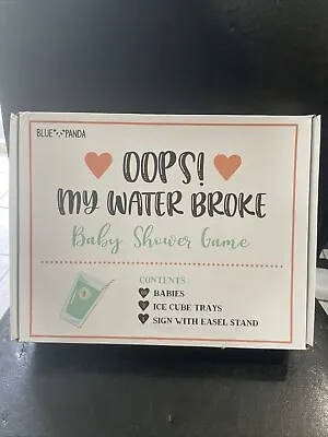 New “Oops I Broke My Water” Baby Shower Game Party Set • £5.26