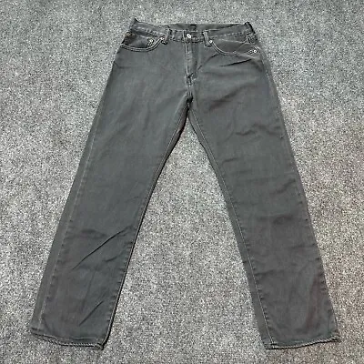 Levis 508 Jeans Mens 32x32 Grey Denim Straight Leg Mid Rise Cotton Five Pockets • $19.99