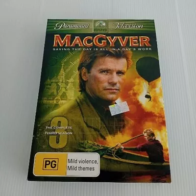 MacGyver The Complete Third Season DVD 5 Discs Region 4 PAL As New Condition  • $14.32