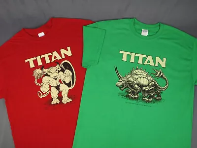 TITAN T-Shirts - Dave Trampier Gorgonstar Fantasy Wargame - Minotaur Or Behemoth • $19.98