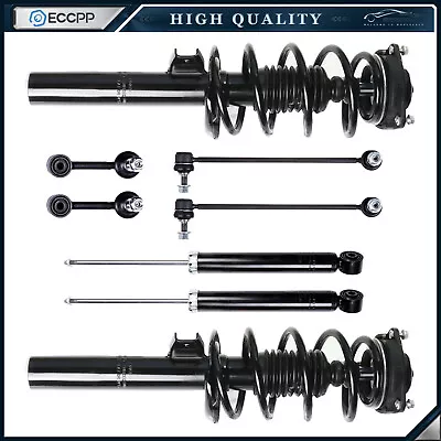 For VW Jetta Passat Rabbit Rear Shock Front Complete Struts Assembly + Sway Bars • $179.57