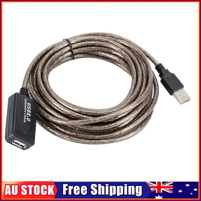 $12.59 • Buy USB2.0 Male To Female Active Repeater Extension Cable Cord Adapter (5m)