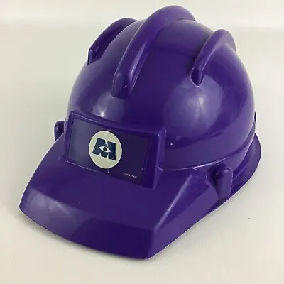 Disney Store Monsters Inc Purple Hard Hat Halloween Costume Helmet Vintage Toy • $30.76
