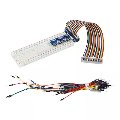 T-Type Expansion Board +GPIO Jumper Cable DIY Kit For Raspberry Pi 3 4 2B 3B • $21.08