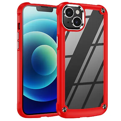 $13.99 • Buy For IPhone 14 Pro Max 13 12 11 XR XS 8 Plus SE Case Shockproof Bumper TPU Cover