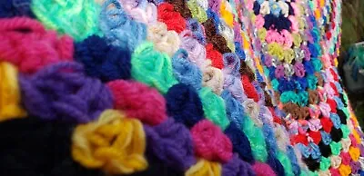 £24.50 • Buy Handmade Crochet Blanket Throw Blanket