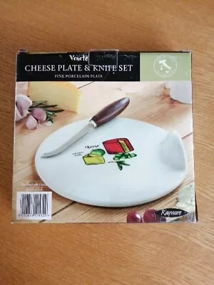 Rayware Cheese Plate & Knife Set Boxed • £6.99
