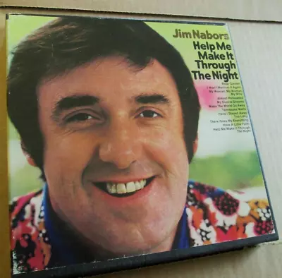 Rare 1971 JIM NABORS Help Me Make It Through The Night 4-TRACK REEL TO REEL TAPE • $10.95