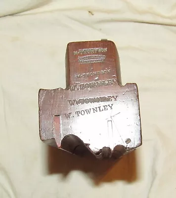 Antique Complex Wide Moulding Plane Double Iron Taylor & Son Liverpool Old Tool • $3.74