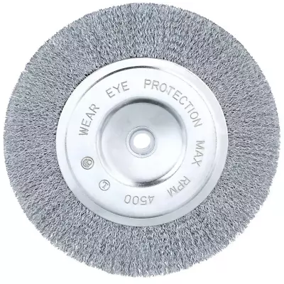 Wire Wheel Brush 8 Inch Coarse Bench Grinder Metal Polishing Tool Accessory NEW • $12.38