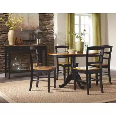 International Concepts Dining Room Sets 35.2 X35.2 X18.1  Laurel Black/Cherry • $747.26