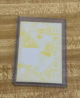 2013 Ej Manuel Rookie Card Make Ready Yellow Print Plate (5 Exist) • $65