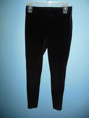 Petites Loft Black Velvet Leggings Small PS • $9.99