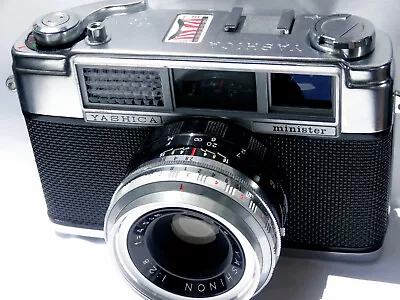 CLA'D: Yashica Minister II Yashinon 2.8/45mm Rangefinder Optimal Image Quality • £117.89