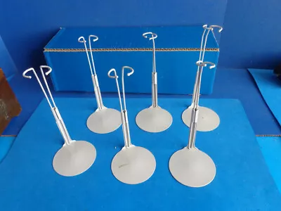 Group Of 6 Metal Doll Stands- Barbie Size • $12