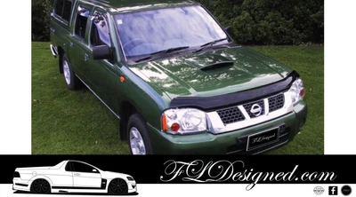 $229 • Buy 2002-2015 Nissan Navara D22 Dark Tint Bonnet Protector Shield, Guard