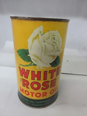 Vintage Advertising White Rose Motor Oil   1  Imp Quart   Can Empty P-165 • $249