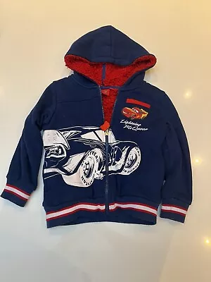 Lightning McQueen Disney Hoodie Jumper Sweatshirt Top Boys Age 6 • £5