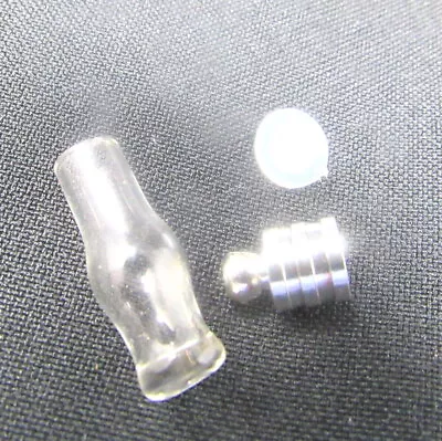 Coke Bottle Clear Glass Vial 1  Bottle Charm Cremation Ashes Pendant Instruct • $8.99