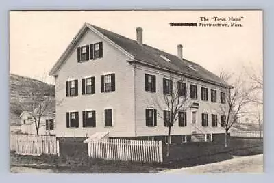  The Town Home  PROVINCETOWN Massachusetts Antique Cape Cod Postcard 1910s • $12.99