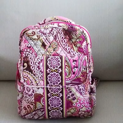 Vera Bradley Pink Floral Paisley Small Girl's Women's Backpack • $12.99