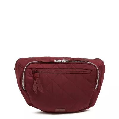 NEW Vera Bradley Performance Twill Large Belt Bag - Raisin • $64.99