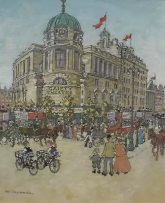 Margaret Chapman - Gouache & Watercolour Painting - Gaiety Theatre London. • £425