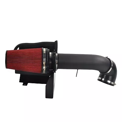 Black Red 4  Cold Air Intake & Heat Shield Kit For 99-06 Chevy GMC 4.8 5.3L 6.0L • $50.32