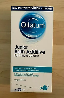 £6.99 • Buy Oilatum Junior Eczema And Dry Skin Emollient Bath Additive, 300 Ml  FREE P&P