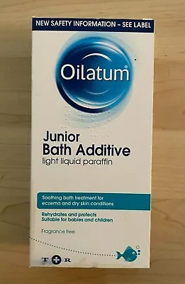 £6.99 • Buy Oilatum Junior Eczema And Dry Skin Emollient Bath Additive, 300 Ml  FREE P&P