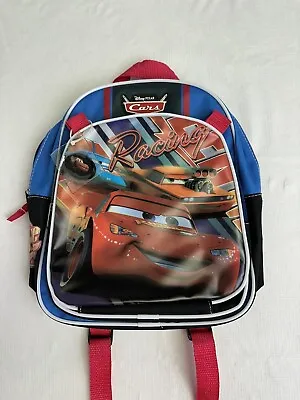 Disney Pixar Cars Toddler Backpack Book Bag Lightning McQueen Racing • $22.49