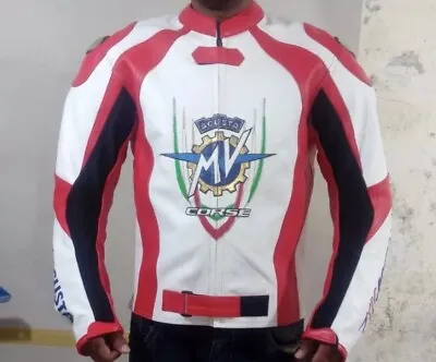 MV Agusta Motorbike Leather Racing Jackets All Size Available • $185