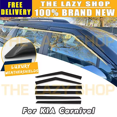 Luxury Weather Shields Weathershields For KIA Carnival KA4 2020+ 6pcs Sun Visors • $62.05