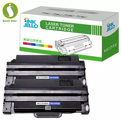 2 Black Toner For Samsung MLTD1052L ML1915 ML2525 SCX4623fn SCX4623FW SF650P • £22.68