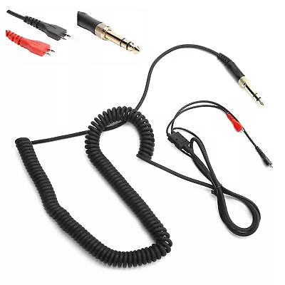 Headphone Cable Replacement Headphone Coiled Cable Hd Sound For Headphone • £15.49