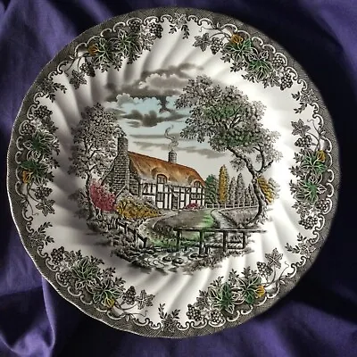 Vintage Myott The Brook 12” Decorative Plate Tennyson Quote • £4.99