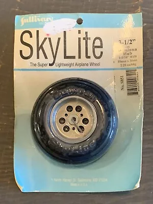 Sullivan 3.5  3 1/2 Inch Skylite Wheel With Aluminum Hub RC Model Airplanes S851 • $18.99