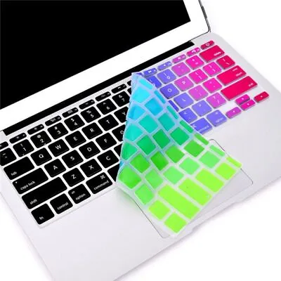 Language Letter Keyboard Cover Sticker Protector Film For MacBook Pro 13 15 • $5.30