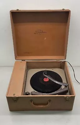 Working Antique Symphonic Record Player Model 1049 In Case • $9.99