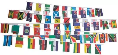 Commonwealth Games Bunting Flags All 70 Nations Country - 65 FEET 19 METERS LONG • £26.99