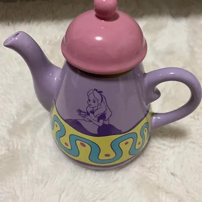 Tokyo Disney Resort Alice In Wonderland Teapot Mad Hatter Tea Party H6.3in • $74.99