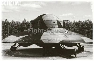 WW2 Picture Photo Secret Photos Of  German UFO Hauzbu Ready To Fly 2901 • $5.36