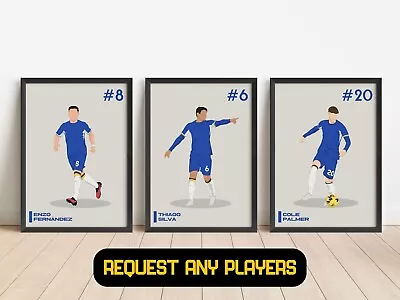 Chelsea Gift Set - Football Posters Bundle - Set Of 3 - A5/A4/A3/A2/A1/A0 • £12.95