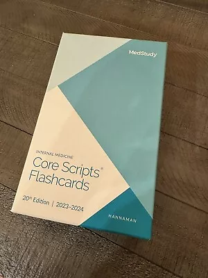 Medstudy 2023-2024 Internal Medicine Core Scripts Flash Cards • $74